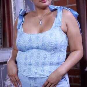 Cinderella Top Corset Bustier Disney Princess plus size